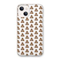 Poop emoji: iPhone 13 mini Transparant Hoesje