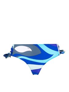 PUCCI bas de bikini à imprimé Marmo - Bleu