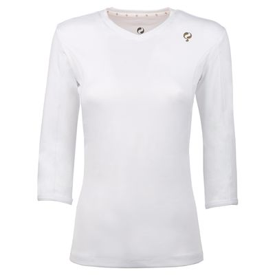 Dames Q long sleeve tee Parijs | White