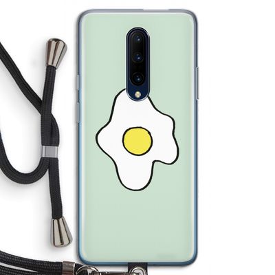 Spiegelei: OnePlus 7 Pro Transparant Hoesje met koord