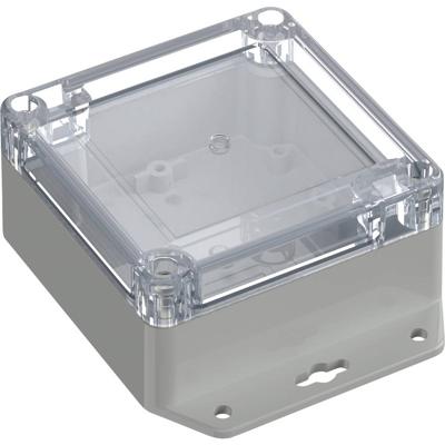 TRU COMPONENTS 6U07090905639 TC-13865244 Industriële behuizing 121.5 x 91.5 x 45 Polycarbonaat Lichtgrijs, Transparant 1 stuk(s)