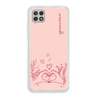Love is in the air: Samsung Galaxy A22 4G Transparant Hoesje