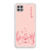 Love is in the air: Samsung Galaxy A22 4G Transparant Hoesje Love is in the air: Samsung Galaxy A22 4G Transparant Hoesje