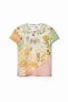 Kant T-shirt bloemen - MATERIAL FINISHES - M