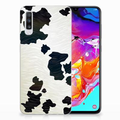 Samsung Galaxy A70 | TPU Hoesje | Koeienvlekken