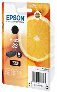 Epson Oranges Singlepack Black 33 Claria Premium Ink