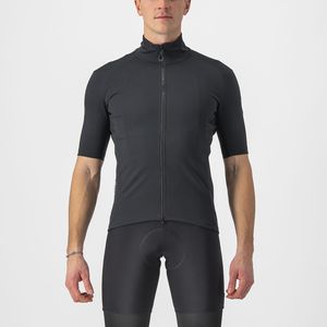 Castelli Perfetto RoS 2 Wind korte mouw fietsshirt zwart heren XXL