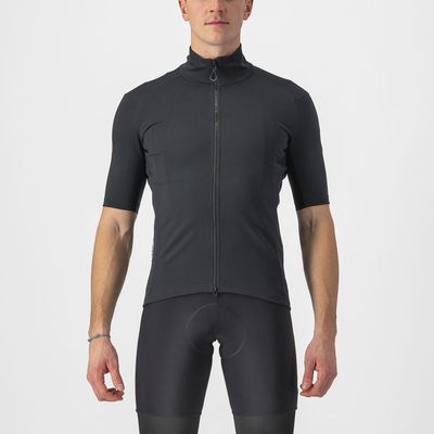 Castelli Perfetto RoS 2 Wind korte mouw fietsshirt zwart heren XXXL