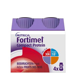 Fortimel Compact Protein Bosvruchten Flesjes 4x125ml