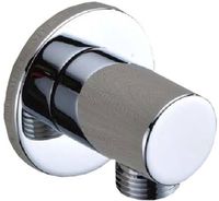 Saqu Classic messing doucheaansluiting muur chroom