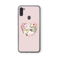 GRL PWR Flower: Samsung Galaxy A11 Transparant Hoesje GRL PWR Flower: Samsung Galaxy A11 Transparant Hoesje