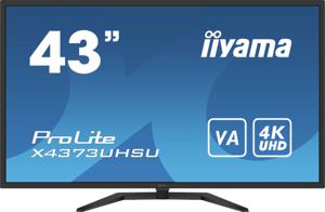 iiyama ProLite X4373UHSU-B1 computer monitor 108 cm (42.5") 3840 x 2160 Pixels 4K Ultra HD Zwart