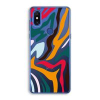 Colored Zebra: Xiaomi Mi Mix 3 Transparant Hoesje