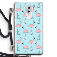 Anything Flamingoes: Honor 6X Transparant Hoesje met koord