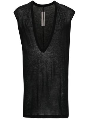 Rick Owens haut Dyan en coton - Noir