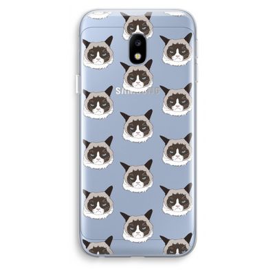 It's a Purrr Case: Samsung Galaxy J3 (2017) Transparant Hoesje
