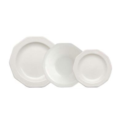 Serviesset Queen´s By Churchill Artic White Wit Keramisch 12 Onderdelen