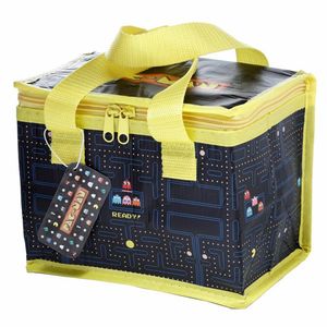 Kleine lunch koeltas - Pac-man print - 21 x 16 x 14 cm - 4,7 liter - Koeltas