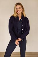 Studio Anneloes Bibi Mohair Cardigan 13135 Vest 6900 Dark Blue