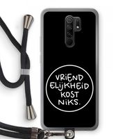 Vriendelijkheid: Xiaomi Redmi 9 Transparant Hoesje met koord