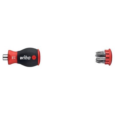 WIHA Magazijnbithouder Stubby magnetisch 1/4" 3801-02 PH/PZ