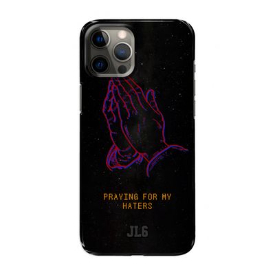 Praying For My Haters: Volledig geprint iPhone 12 Pro Max Hoesje