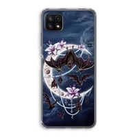 Vleermuizen Maan: Samsung Galaxy A22 5G Transparant Hoesje