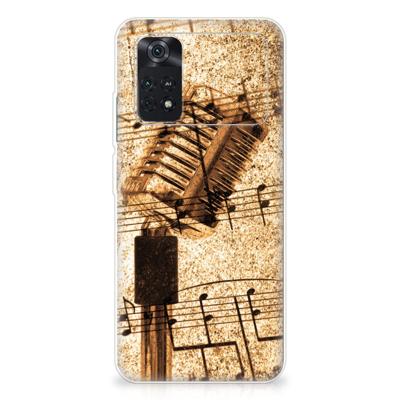 Xiaomi Poco M4 Pro 4G | Siliconen hoesje | met foto Bladmuziek