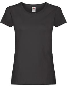 Fruit Of The Loom F111 Ladies´ Original T - Black - XXL