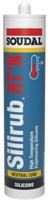 Soudal silirub ht° - n | zwart | 300 ml - 108266