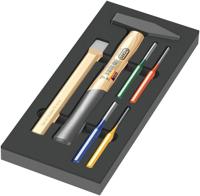 Wera 9782 Schuimrubberen inzetstuk met hamers Set 1, 6-delig - 05150182001