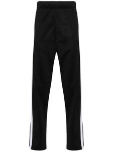 Kenzo pantalon rayé à logo appliqué - Noir