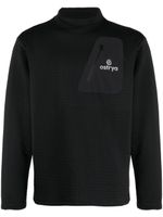 Ostrya sweat Tessellate à logo imprimé - Noir