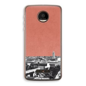Marrakech Skyline : Motorola Moto Z Force Transparant Hoesje
