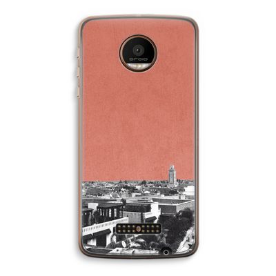 Marrakech Skyline : Motorola Moto Z Force Transparant Hoesje