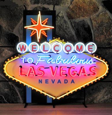 Welcome To Las Vegas Neon Groot 103 x 88 cm