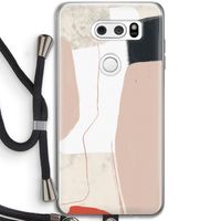 Lava: LG V30 Transparant Hoesje met koord