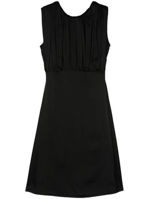 Jil Sander robe sans manches à coupe mi-longue - Noir