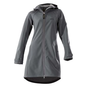 OWNEY Dames Softshelljas City Hiker, antraciet, Maat: XS
