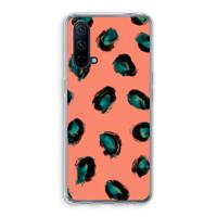 Pink Cheetah: OnePlus Nord CE 5G Transparant Hoesje - thumbnail
