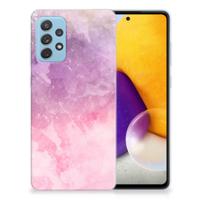 Smartphone hoesje Samsung Galaxy A72 Pink Purple Paint