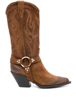 Sonora bottes Santa Fe en daim - Marron