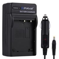 PULUZ 2-in-1 Digitale Camera batterij autolader voor de Canon LP-E12 batterij