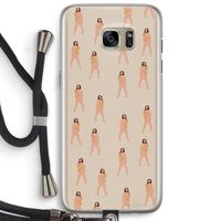 You're so golden: Samsung Galaxy S7 Edge Transparant Hoesje met koord