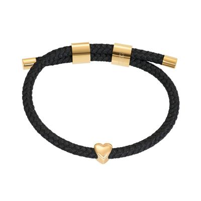 iXXXi Armband Cosy Heart Zwart | Goud