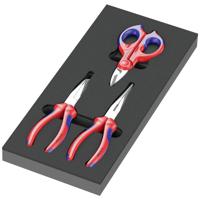 Wera 05150181001 Tangenset 3-delig Knipex, met schuimrubber inzetstuk - thumbnail