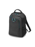 Dicota Spin Backpack 14-15.6 Laptoprugzak Geschikt voor max. (laptop): 39,6 cm (15,6) Zwart, Blauw - thumbnail