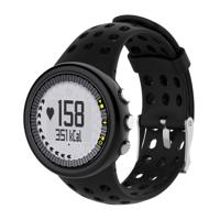 Siliconen Male vervangende polsband voor SUUNTO M1/M2/M4/M5 (zwart)
