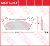 TRW Remblokken, en remschoenen voor de moto, MCB528 Allround organisch