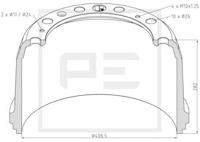 Pe Automotive Remtrommel 336.003-00A